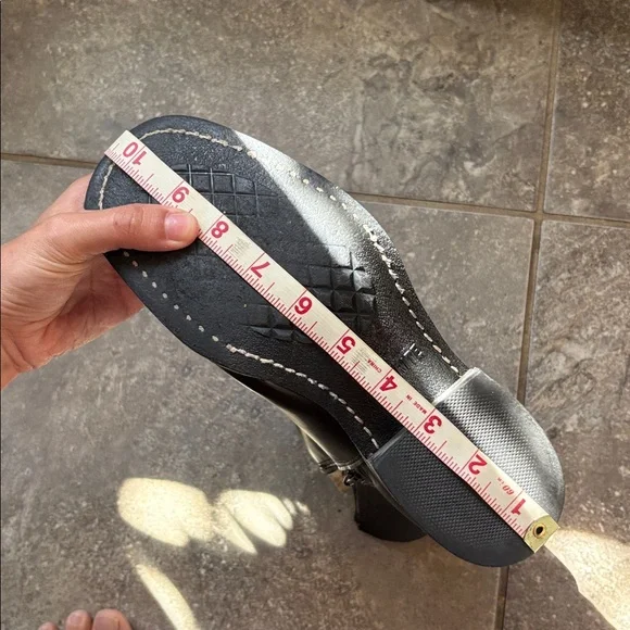 Vintage Frye Campus Black Label Black Leather Mid-Calf  Boots 8 1/2 - Picture 13 of 14